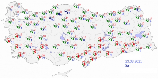 Soğuk ve yağışlı hava geri geliyor