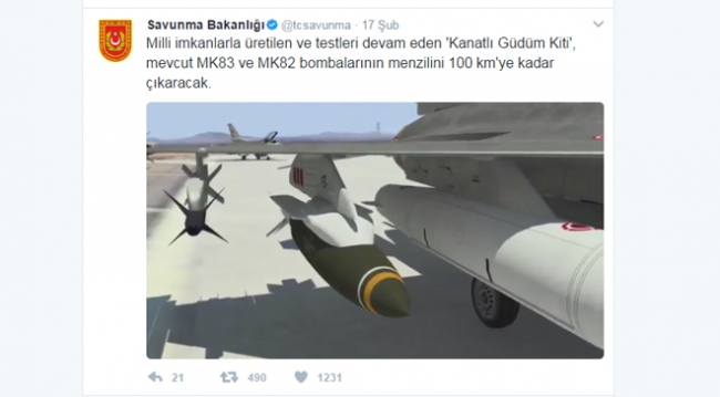 TSK'nın yeni süper gücü: 'Kanatlı Güdüm Kiti'