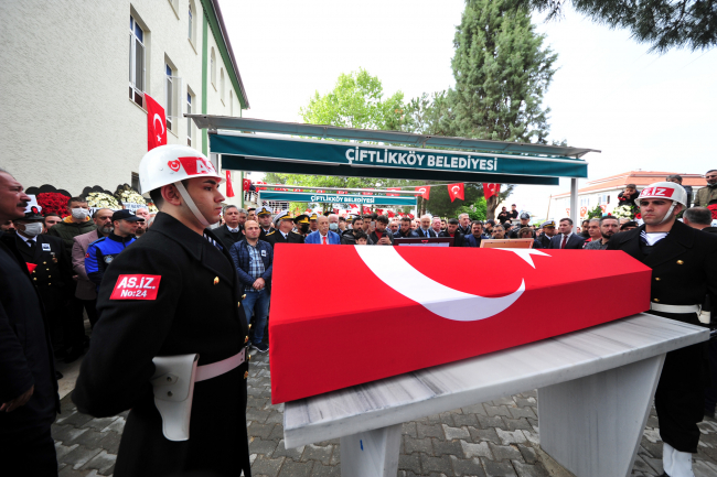 Zeytin Dalı şehidine veda