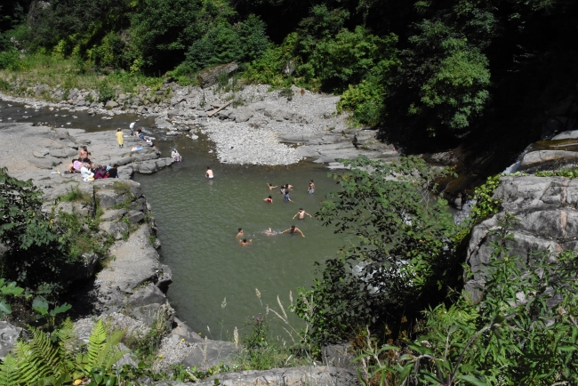 Ordu'da Çiseli Şelalesi'ne yoğun ilgi