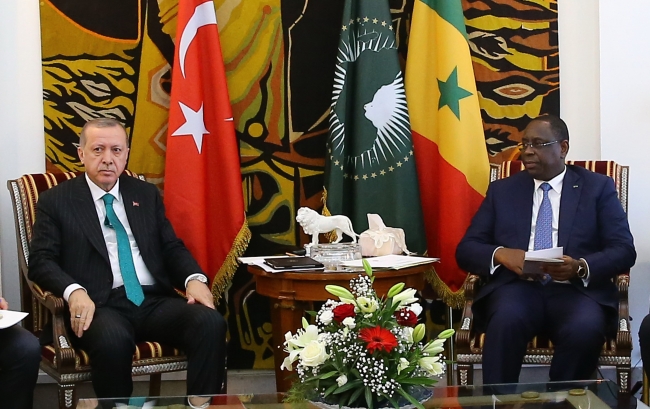Cumhurbaşkanı Recep Tayyip Erdoğan Senegal'de
