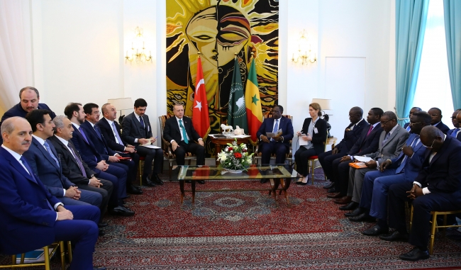 Cumhurbaşkanı Recep Tayyip Erdoğan Senegal'de