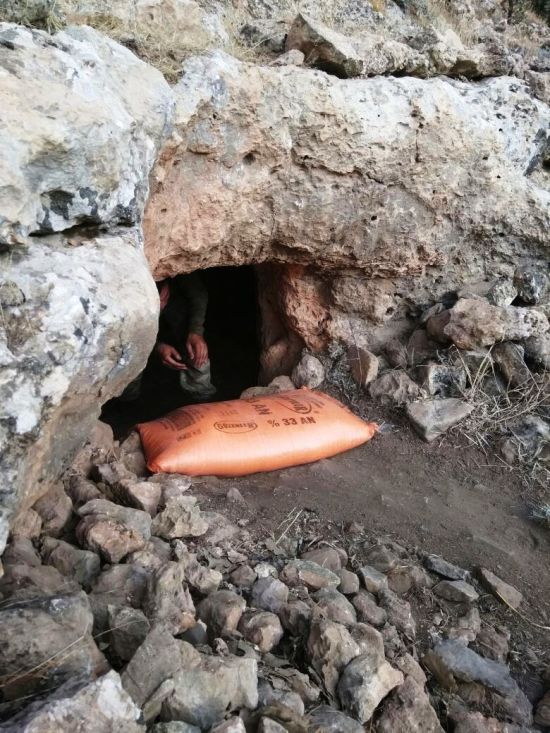 PKK'ya ait sığınakta 7 ton patlayıcı bulundu