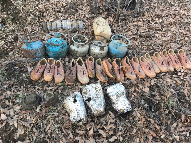 Şırnak'ta PKK'lı teröristlere ait 23 sığınak ve barınak bulundu