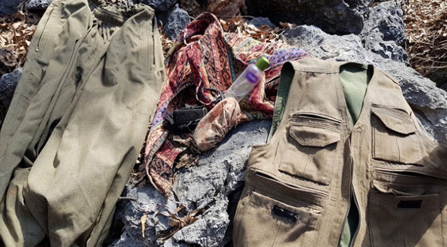 Siirt'te PKK'lı teröristlerin kullandığı sığınak imha edildi