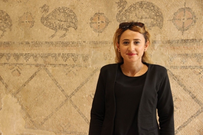 Ahırda Roma dönemine ait tarihi taban mozaiği bulundu