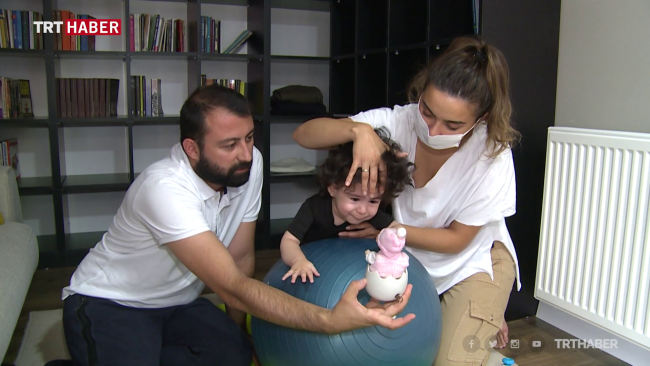 16 aylık SMA hastası Demir Ali yardımseverlerin desteğini bekliyor