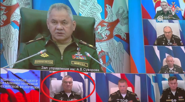 Ukrayna'nın öldüğünü iddia ettiği Rus Komutan Sokolov, toplantıda görüntülendi