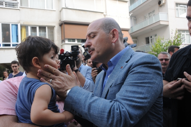 İçişleri Bakanı Soylu'dan taziye ziyaretleri