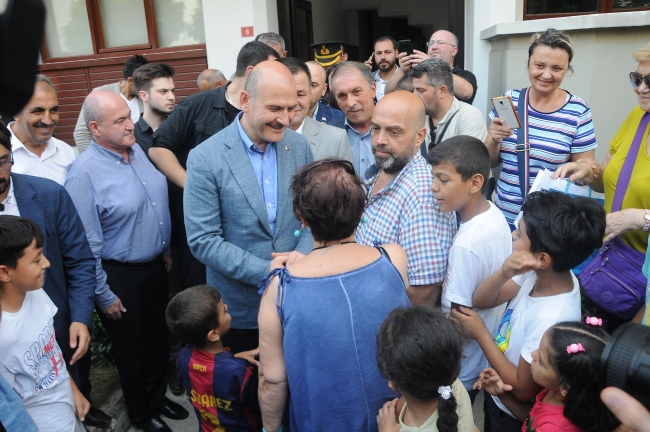 İçişleri Bakanı Soylu'dan taziye ziyaretleri