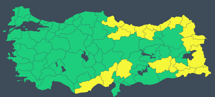 Meteoroloji’den 21 ile ‘sarı’ kodlu uyarı