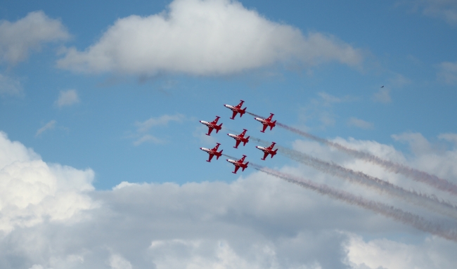 Türk Yıldızları yine nefesleri kesti: İşte o anlar...