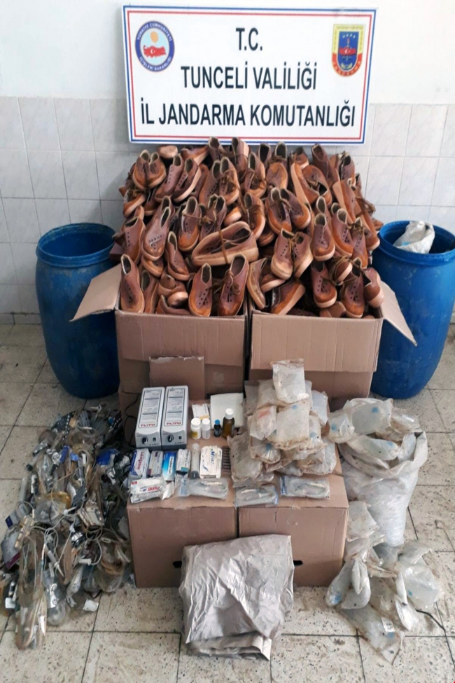 Tunceli'de terör örgütü PKK'nın kış yapılanmasına darbe