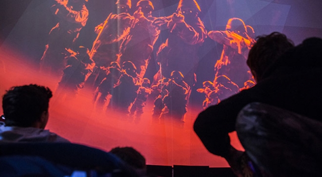 Etnospor Festivali'nde 15 temmuz animasyonu