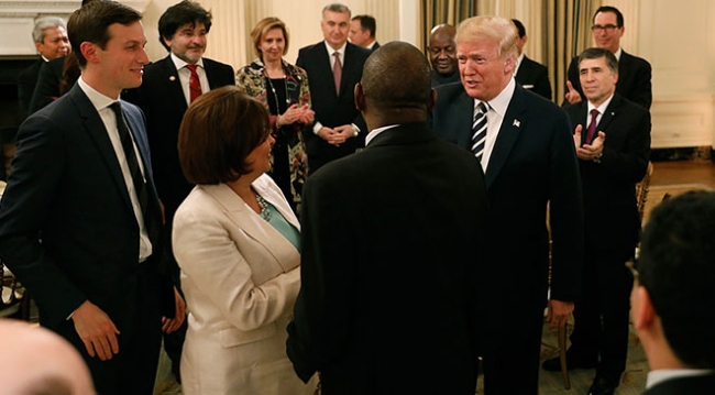 ABD Başkanı Trump Beyaz Saray'da ilk kez iftar yemeği verdi