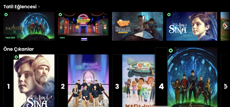 Çocuklar için ara tatil etkinlikleri TRT mobil uygulamalarında