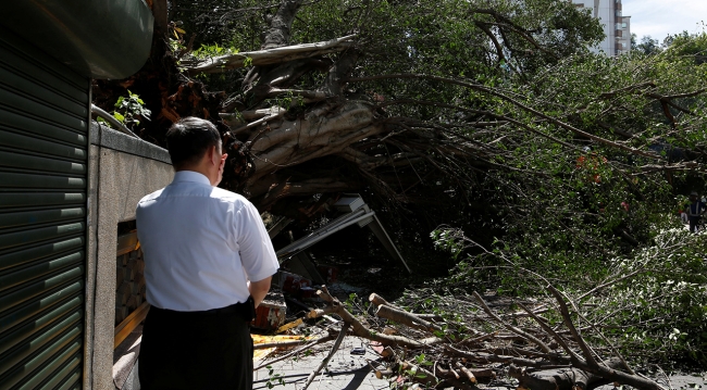 Tayvan'ı 'Nesat' ve 'Haytang' vurdu