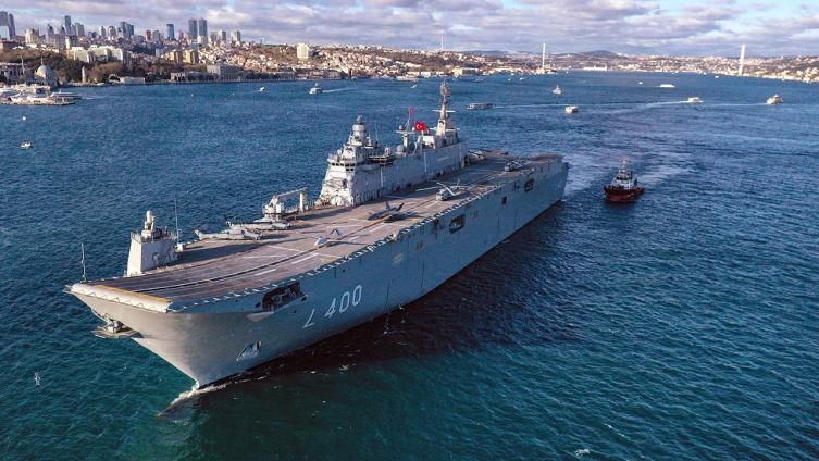 TCG İstanbul aynı zamanda donanmanın sancak gemisi TCG Anadolu'ya da eşlik edebilecek.