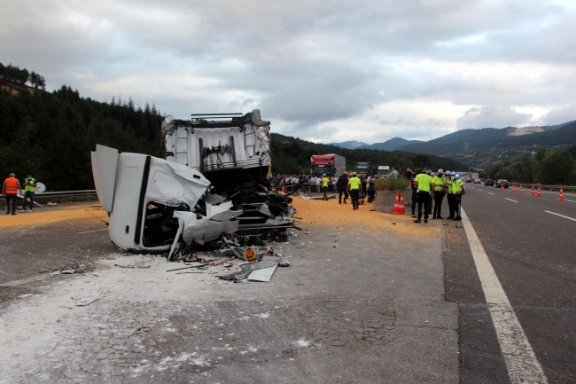 Anadolu Otoyolu'nda zincirleme kaza