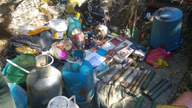 Diyarbakır'da PKK'nın 4 sığınağı imha edildi