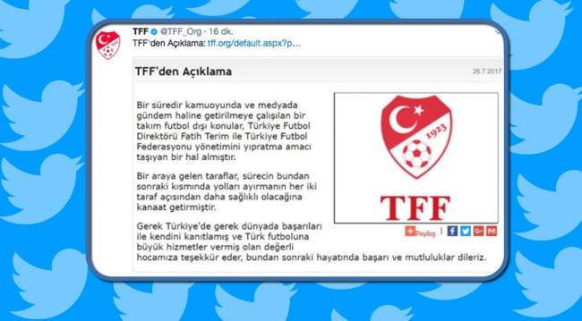 Fatih Terim istifa etti