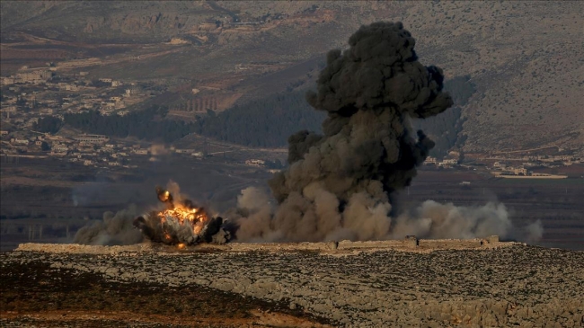 Zeytin Dalı Harekatı'nda imha edilen terör hedefi. Fotoğraf: AA