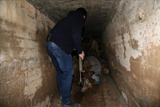 Teröristlerin kazdığı 40 metrelik tünel ortaya çıkarıldı