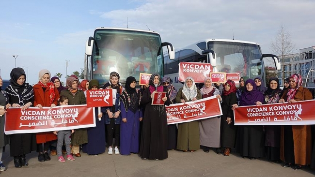 'Vicdan Konvoyu'na destek çığ gibi büyüyor