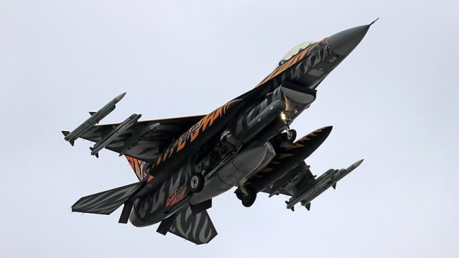 Afrin kırsalındaki terör hedefleri ateş altında