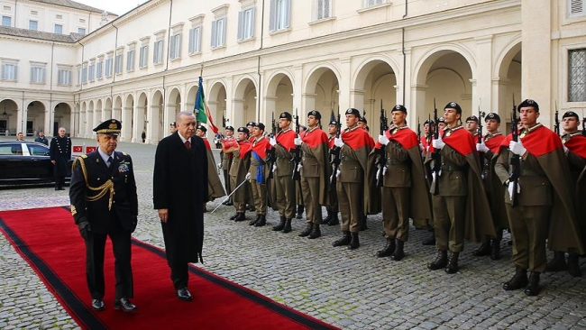 Cumhurbaşkanı Recep Tayyip Erdoğan İtalya'da