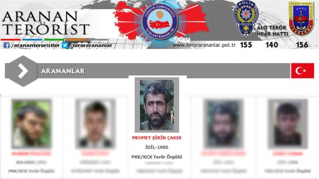 Gri listedeki terörist etkisiz hale getirildi