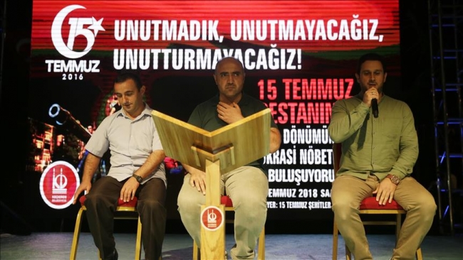 Ankara Keçiören'de vatandaşlardan demokrasi nöbeti