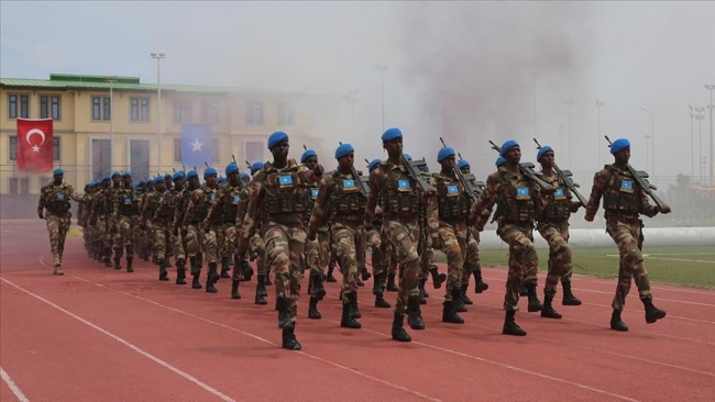 Türkiye’nin yurt dışındaki en büyük askeri eğitim merkezi Somali'de bulunuyor. Fotoğraf: AA