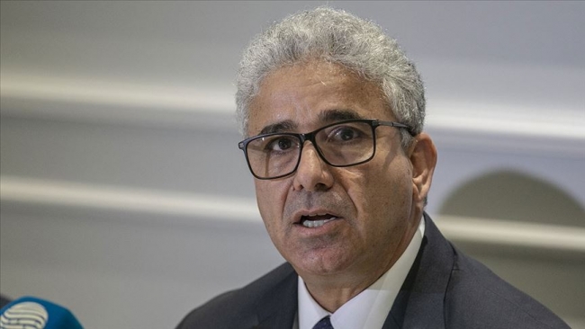 Libya'nın güçlü adamlarından biri olarak gösterilen İçişleri Bakanı Fethi Başağa. Fotoğraf: AA