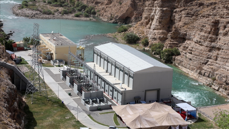 Hilmend Nehri üzerine inşa edilen Kajeki Barajı. Fotoğraf: AA