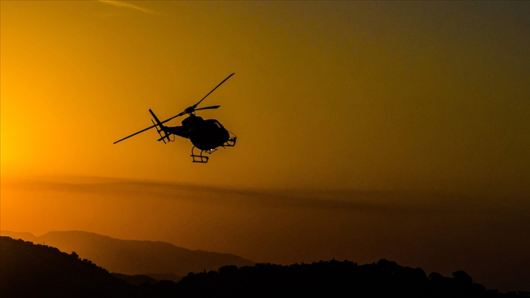 Duhok'ta düşen PKK-YPG helikopteri Suriye'nin kuzeyiyle Süleymaniye arasında bir uçuş gerçekleştiriyordu.