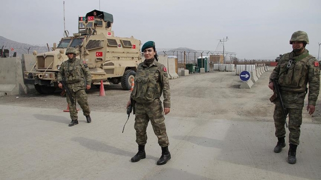 Türkiye, 2001 yılından bu yana Uluslararası Güvenlik ve Yardım Kuvveti (ISAF) adlı çok uluslu güç kapsamında Afganistan'da asker bulunduruyor. Fotoğraf: AA