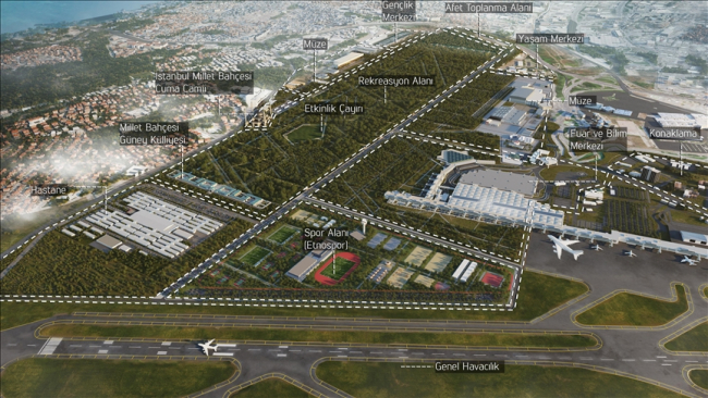 Yüz binler Atatürk Havalimanı Millet Bahçesi'nde buluşacak