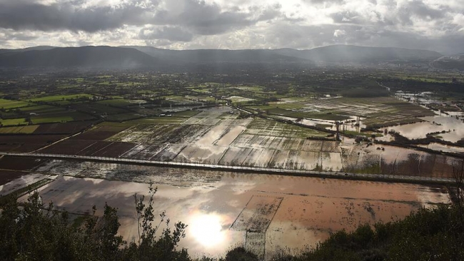 Muğla'da tarım arazileri su altında kaldı