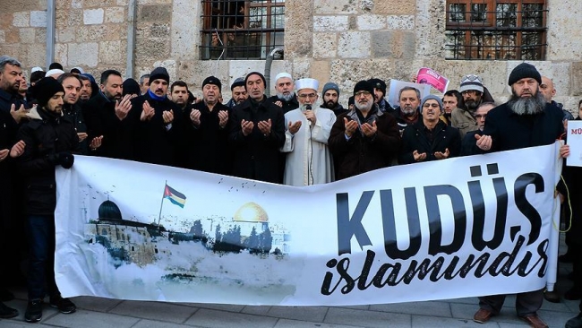 ABD'nin Kudüs kararı tüm yurtta protesto ediliyor