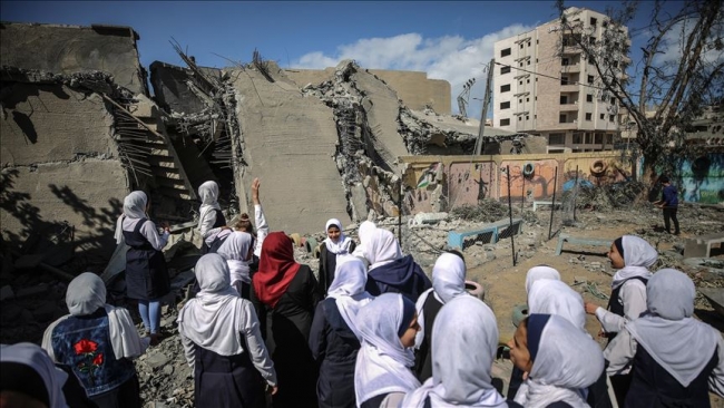 Gazze'de okullar da İsrail'in hedefi oldu