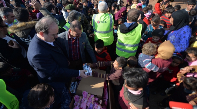 TİKA'dan Suriyelilere yardım