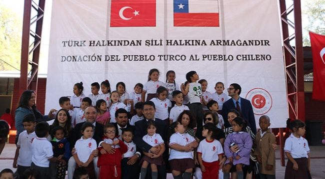 TİKA, Şili'deki Mustafa Kemal Atatürk İlköğretim Okulu'nu yeniledi
