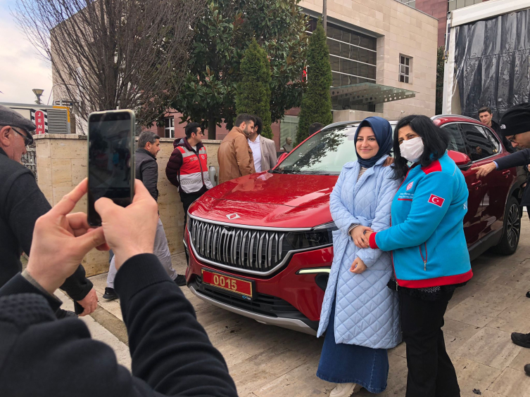 Bakan Varank, Togg'u makam aracı olarak kullanan ilk bakan oldu