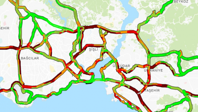 İstanbul'da beklenen kar yağışı başladı