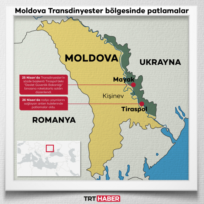 Ukrayna'daki savaş Moldova'ya mı sıçrıyor?