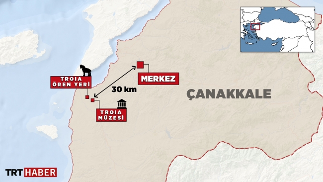 Aşkın yıktığı surların şehri: Troia
