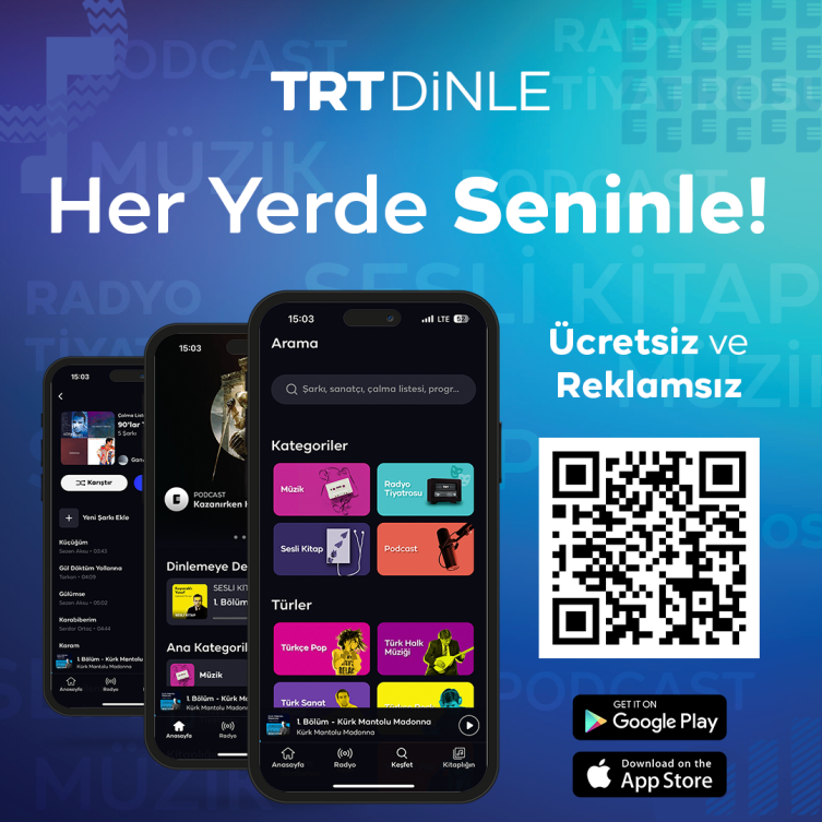 TRT’den ücretsiz ve reklamsız sesli içerik platformu: TRT Dinle