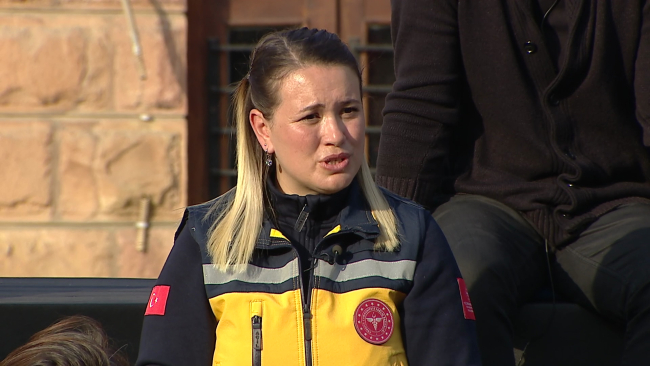 TRT dizilerinin oyuncuları 'Asrın felaketi'nin kahramanları ile bir araya geldi