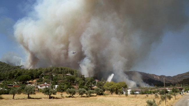 Terörle mücadelenin kahramanları alevlere geçit vermedi